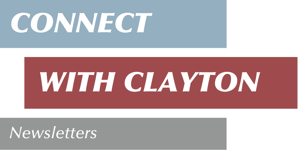 Connect with Clayton Newsletter Logo